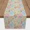 72" Wild Flower Floral Cotton Twill Table Runner